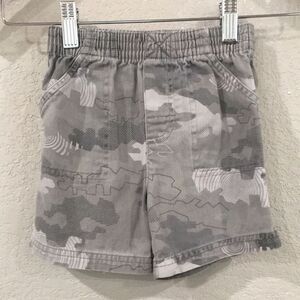 Garanimals Toddler Baby Boy‎ Sz 18M Shorts Gray Camo Pull On Twill 100% Cotton